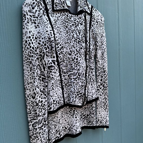 Cache White Leopard 2-Piece Suit - Picture 2 of 16